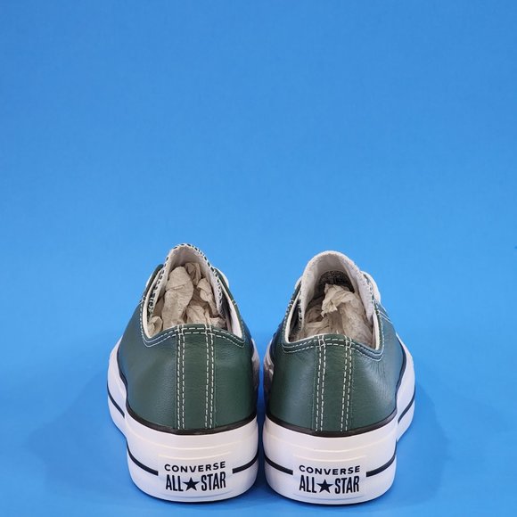 Converse CTAS Ox Lift Forest Pine/White/Black Women's Platform Sneakers A06181C - Picture 5 of 6